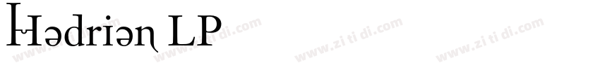 Hadrian LP字体转换